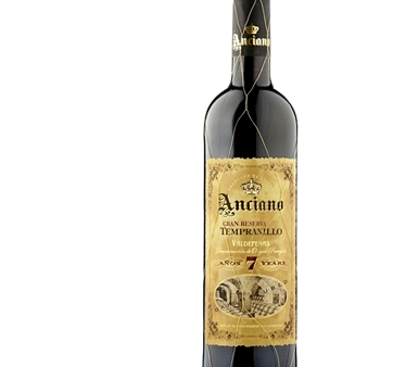 Anciano Valdepenas Tempranillo 5 Year Old Reserva 750 ML Fashion