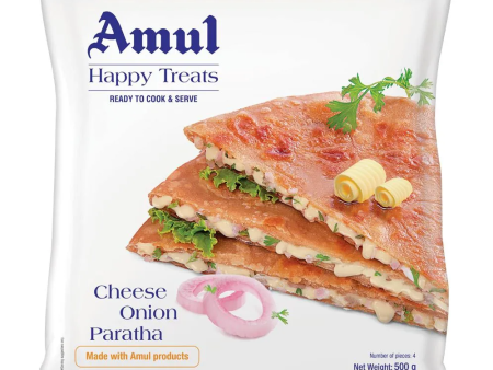 Amul Cheese Onion Paratha 500g Online