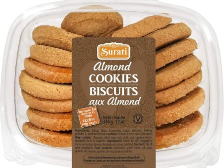 Surati Almond cookies 340g For Discount