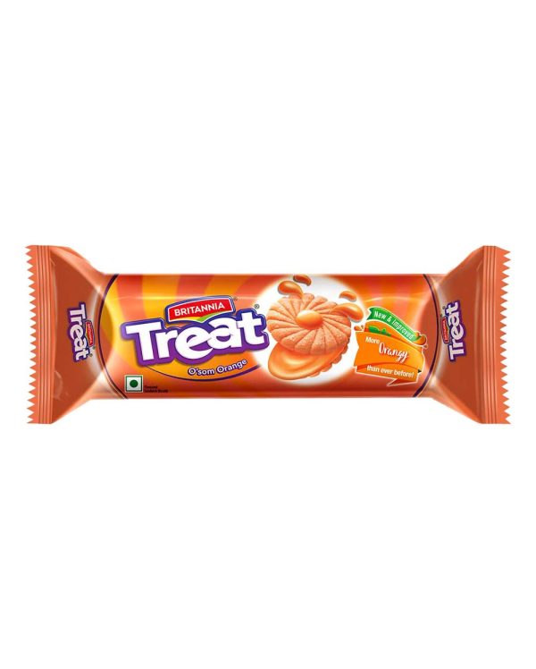 Britannia Treat Orange Biscuit 120g Cheap