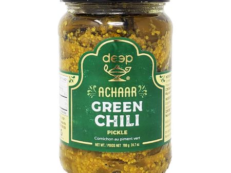 Deep Green Chili Pickle 700gm Fashion