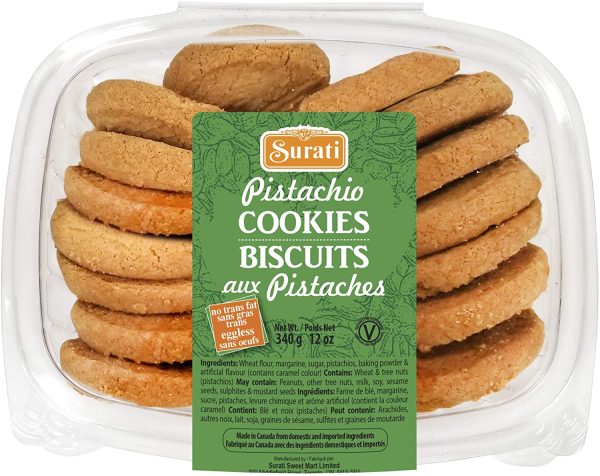 Surati Pistachio Cookies 340g on Sale