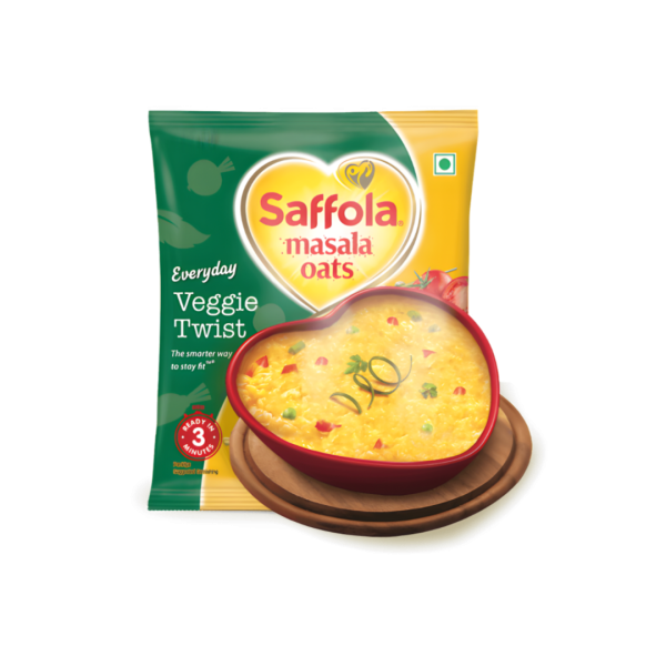 Saffola Masala Oats Veggie Twist 38g For Sale